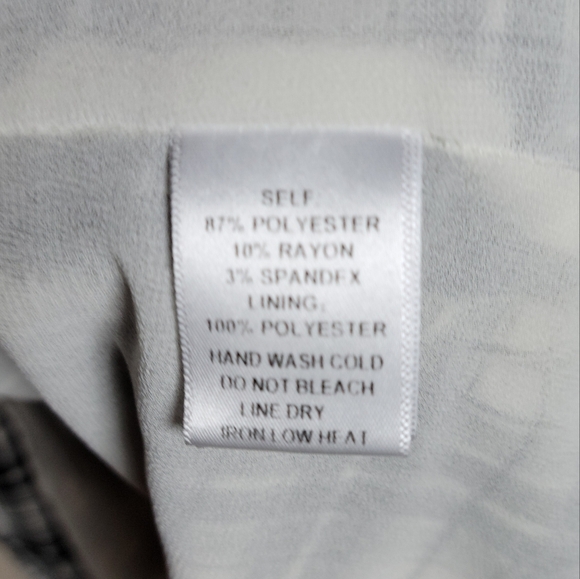 Promesa White & Black Buffalo Plaid Long Sleeve Mini Spring Dress Size Small - Picture 8 of 9